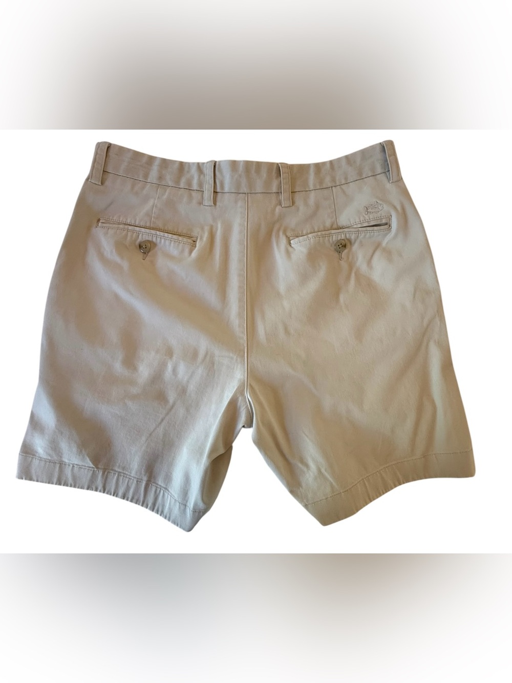 Southern Tide Channel Marker Men's Flat-Front Cotton 7” Shorts - Sandstone Khaki - Picture 10 of 16